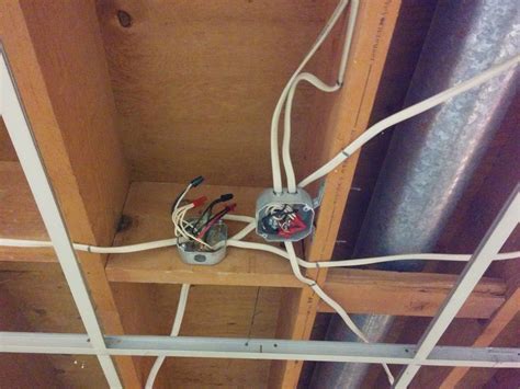 can junction box be above joist|how to install junction box above ceiling.